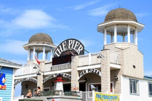 The Executive Motel Old Orchard Beach Hotel History   Pier Sign 300x200 